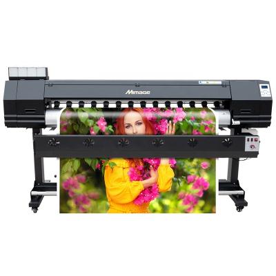 China interior & Dpi 1440 Mimage 1.9m tarpaulin canvas printing machine eco digital printers DX5 head outdoor printing solvent for sale