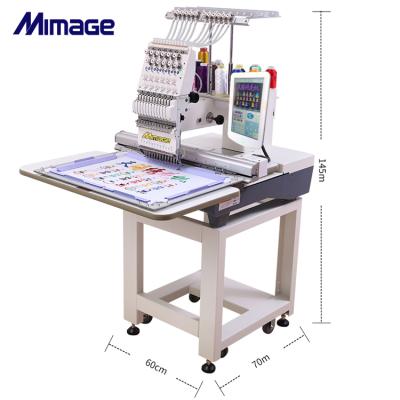 China Garment Shops Computerized Single Head Automatic Embroidery Machine Hat Garment Scarves Embroidery Machine for sale