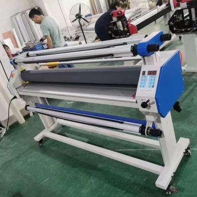 China Hot New Design 1.6m Automatic Electric 1600mm Air Film Roll To Roll Laminator Air Compressor Film Laminating Machine 1.6m for sale