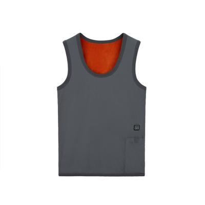 China Spandex Breathable Smart Infrared Passionate Winter Heating Therapy Thermal Vest Heated Vest Custom Logo for sale