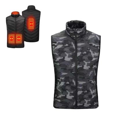 China Fever Vest Winter Smart Breathable Cold Powered Heating Vest Charging Windproof Sleeveless Heated Vest for sale