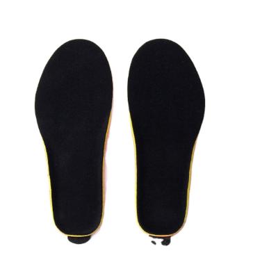 China Fiber Or Compound Pet Charging Electric Insole Heating Usb Heated Shoe Insoles Feet Remote Control Heated Insoles for sale