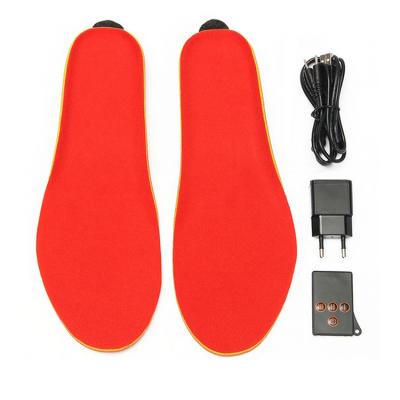 China New Smart Warmer Insoles Compound Mat Heating Insoles Winter Heated Protective Fiber Or Pet Sock For Shoes for sale