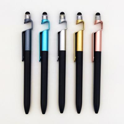 China 3 in 1 Cell Phone Pens Printed Custom Universal Stylus Pen Passive Touch Pen Stylus Gift Pens Logo for Cell Phone for sale