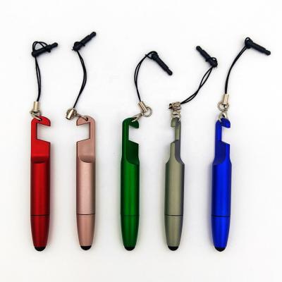 China Mini Short Stylus Mini Touch Screen Pen Universal Bulk Innovative Short Plastic Promotion Stylus Caneta Chain Pen For Phone for sale