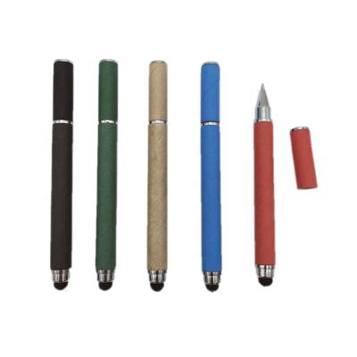 China office & School Friendly Pen Eco Friendly Stylus Pen Hat Action Shorts Mini Paper Ballpoint Pen Promotional Pen With Stylus for sale