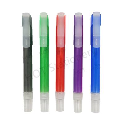 China 2020 Popular 3 In 1 Phone Holder Functional Perfume Liquid Refillable Ball Pen With Sprayer for sale