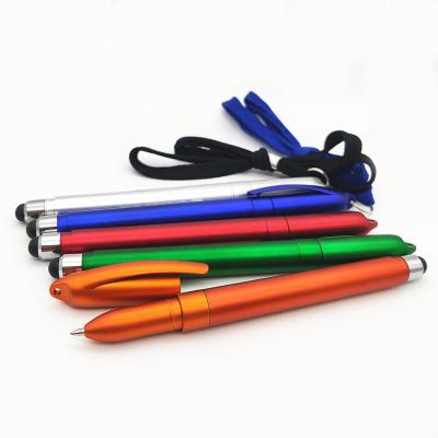 China Promotional pen soviner pen with caneta de para escever inside EM banner banner stand pen touch ball pen banner paper calendar for sale