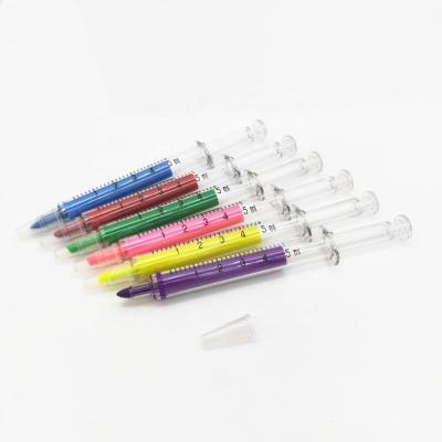 China Pen Fancy Novelty Style Promotional Note Taking Maker Loose Fancy Enhancer Bar Syringe Pen Injection With Custom LOGO for sale