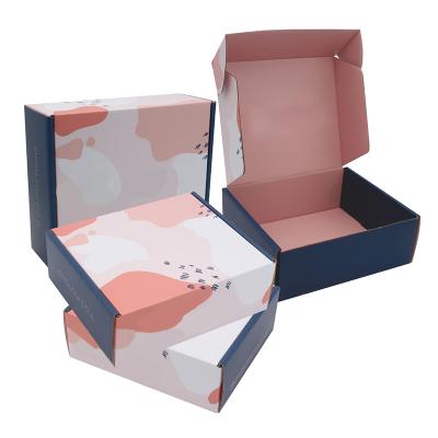 China Recyclable Custom Logo Printing Corrugated Mailer Boxes Recycled Corrugated Mailer Shipping Box for sale