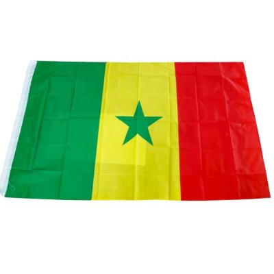 China FLYING Senegal Flag Factory Supply All Country Flag Banner 3x5 Polyester Senegal National Flag for sale