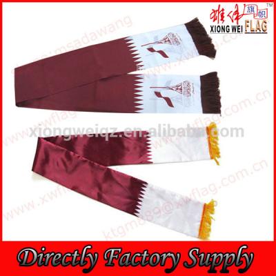 China Pennant Katar National Day Promotion Qatar Scarf for sale