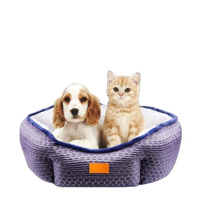 China Travel Cat Bed Warm Pet Basket Memory Foam Soft Luxury Good Quality Pet Accessories Support Bed for sale