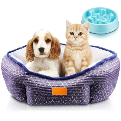 China Travel Pet Memory Foam Waterproof Pet Blanket Furniture Hot Sale Washable Plush Pet Bed for sale