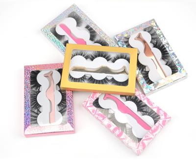 China Wholesale Long False Eyelashes 3d Mink Eyelashes Super Bonder Eyelash Extensions Natural Wholesale Seller for sale