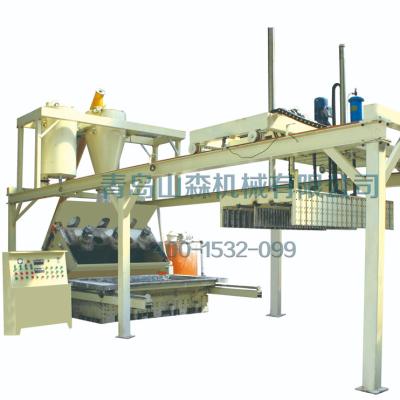 China Building Material Shops Plaster Gypsum Block Wall Mold Gypsum Block Production Line Gypsum Block Making Machine for sale