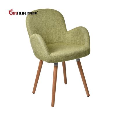 China Null Canvas Dining Chair With Wood Base for sale