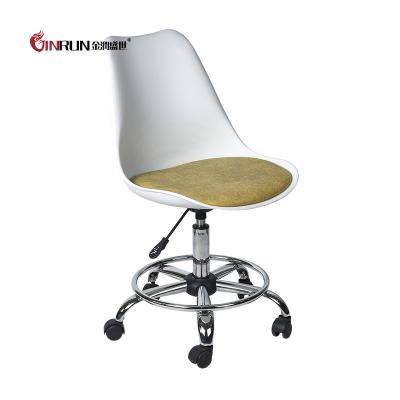 China Lounge PU Leather Revolving Chair With Metal Base for sale