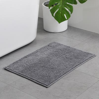 China Yinzam Sustainable Luxury Chenille Bath Mat Rug For For Entrance Mat Rug Bathroom Shower Tub Non Slip Shaggy Chenille Area Rugs Absorbent for sale