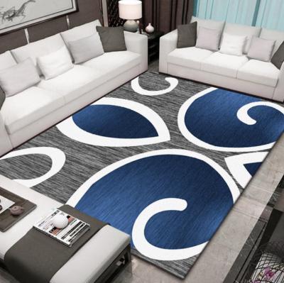 China Luxury Washable Living Room Rug Bedroom Household Washable European Carpet for sale