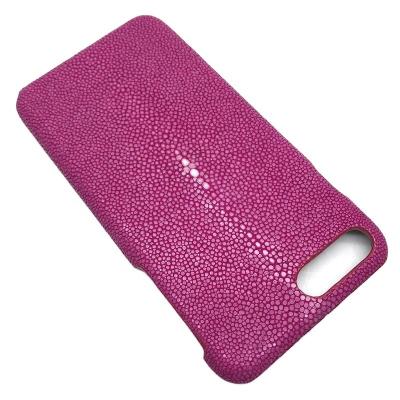 China HS-PC02 China 100% Authentic Stingray Cell Phone Leather Case For Phone for sale