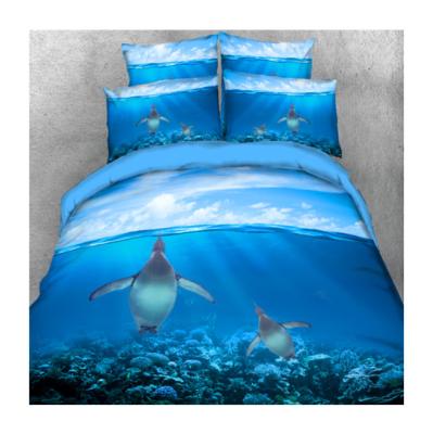 China ERANDEAR Anti-Static 2021 Custom Design 100% Digital 3d Printing Bedclothes Polyester Duvet Cover Set for sale