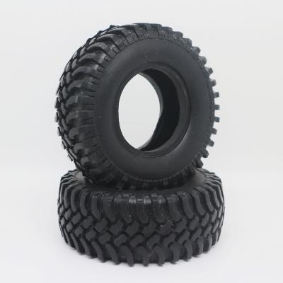 China Good Selling Durable 1.9inch Disc Wheel Hub Tires 100MM Rubber Tires For Axial TRX-4 SCX10 90047 D90 D110 TF2 RC 1/10 Crawler for sale