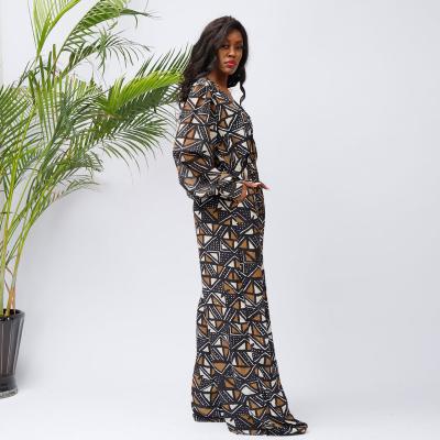 China Wholesale Anti-wrinkle Africa Clothing 2020 2 Piece African Suit Wax Prints Cloth Garment Custom Seller Women Casual Formal Coat for sale