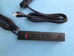 Multiple Outlet Power Bar Mountable Desktop Type For Office