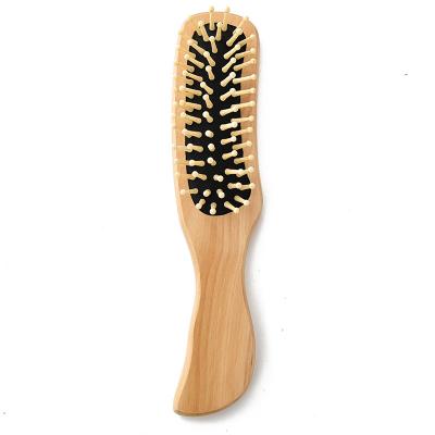 China Natural Airbag Classic Massage Cushion Comb Health Care Wooden Beard Comb for sale