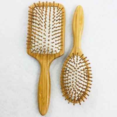 China Wholesale Bamboo White Rubber Cushion Comb Air Cushion Bamboo Hair Comb for sale