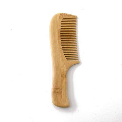 China Home Maker Eco - Friendly Customized Bamboo Hair Comb Carving Comb for sale