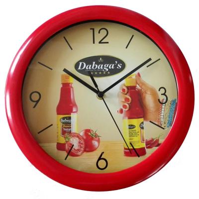 China Cheap antique style plastic wall clock for promotion for sale