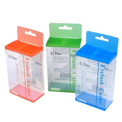 China Mini MOQ Recyclable Clear PVC Plastic Packaging Boxes High Transparent Plastic PET RPET Retail Packaging Box for sale