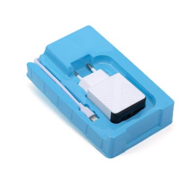 China Cheap Consumer Electronics Factory Price Electronics Packing Case Blister Packing Plastic Box For Charger for sale