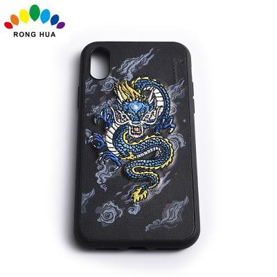 China Best Custom Stylish Fashion Embroidery Custom Personalized Phone Case for sale