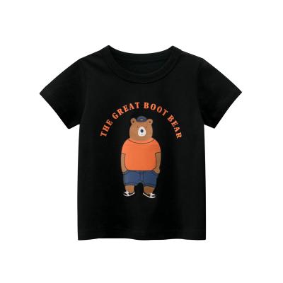 China Cheap Price Boy Kids Breathable T-shirt Wholesale Cartoon Kids Printed T Shirts For Summers for sale