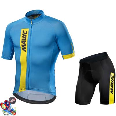 China Breathable Fast Delivery Bulk On Running Cycling Short Jersey Set Short Sleeve Mens Summer Cycling Wear Anti-UV for sale