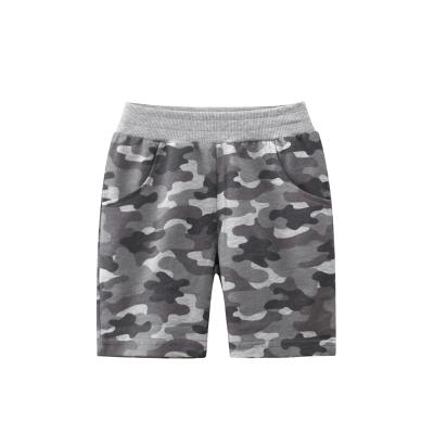 China Color Fade Proof Cotton Kids Jogger Shorts 100% Moisture Wicking Breathable Kids Camouflage Shorts for sale