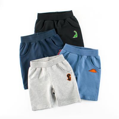 China Color New Fade Proof 2021 Summer Kids Jogger Shorts 100% Cotton Customized Kids Sport Shorts With Pocket for sale