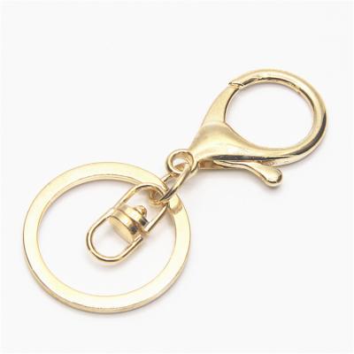 China Eco - Friendly Lobster Key Chain Clasp , Iron Metal Snap Hook , Key Chain Rings With Chain for sale