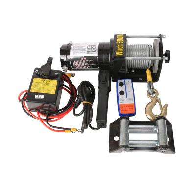 China China Factory Good Quality AUTO Mini Crane Rope 3000 Pound Electric Winch for sale