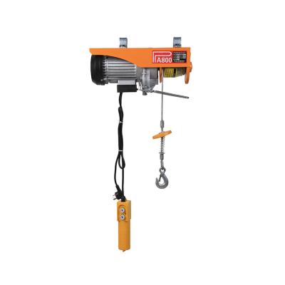 China Top Quality Small Portable Pulley Wire Rope Horizontal Electric Hoist for sale