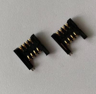 China 30.34x17x2.4mm ABS sechs Pin Micro Sim Card Connector zu verkaufen