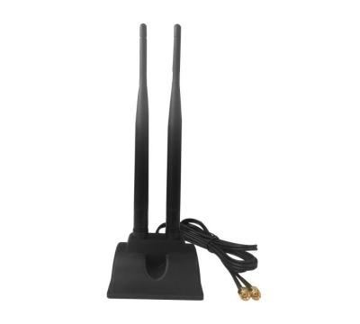 China Antena alta de WiFi do ganho de 2.4G/5.8G 5dbi, antena dupla de Wifi da faixa do ganho alto à venda