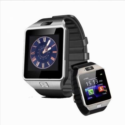 China 3G Digital Phone Touch Screen Smart Watch DZ09 Q18 Wristband Camera Compatible SIM Card Smartwatch Ios Android BT Wristwatch for sale