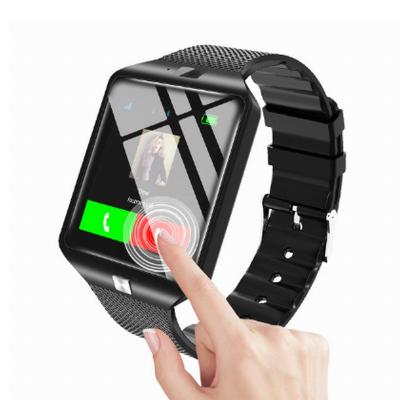 China 3G DZ09 Connect Men Smartwatch Sim Card Call Phone Smart Watch Facebook Twitter Whatsapp Sync Sports Pedometer 2021 for sale