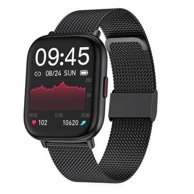 China Wholesale Touch Screen Wristband Phone Android Stainless Steel Watch Rice Nepal Pakistan With Heart Rate Ecg Bpm Monitor for sale