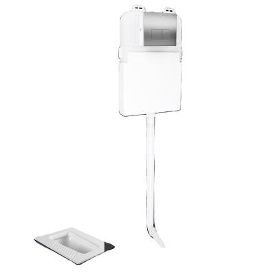 China Cistern Concealed Cistern WC Rimless Toilet Floor Mounted AC-8120 Back To Wall Toilet With for sale