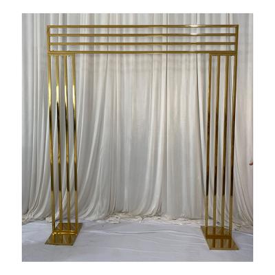 China Factory Price Wedding Flower Metal Arch Stand Backdrop Wedding Decoration for sale